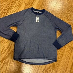 Urban Outfitters Standard Cloth NEW Long Sleeve Pullover Crewneck Mens L Blue